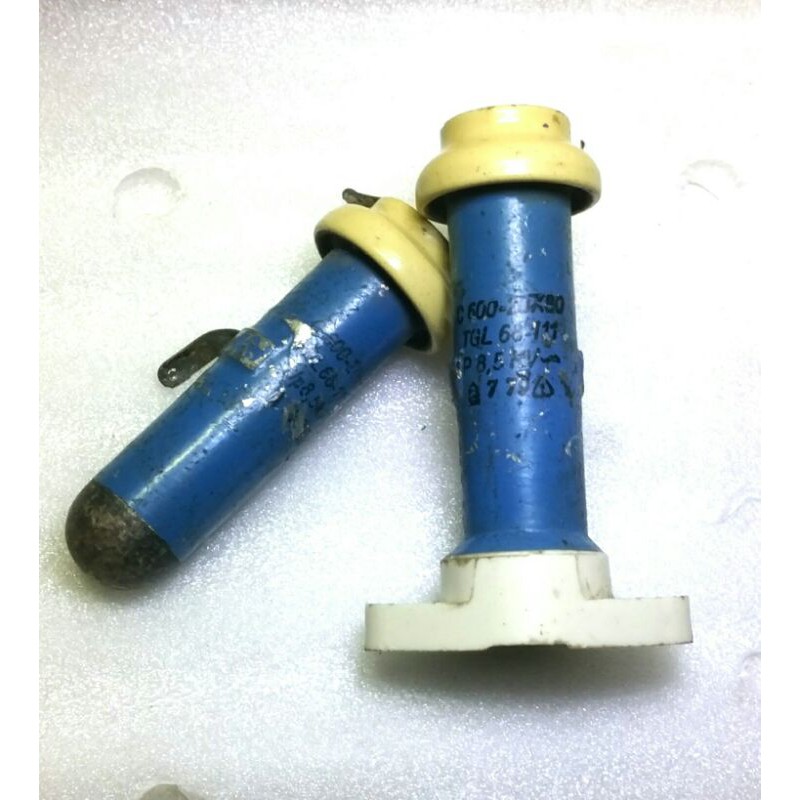 RF power kapasitor 600pf 8.5kv high voltage tubular doorknob capacitor