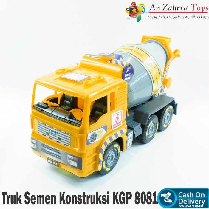 Mainan Anak Truk Semen Jumbo Plastik  Truck Construction Kgp 8081