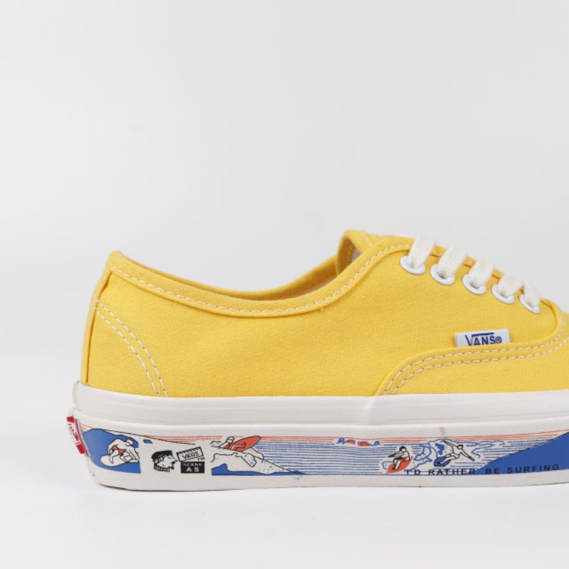 Vans Authentic 44 dx anaheim factory og yellow sidewall pack