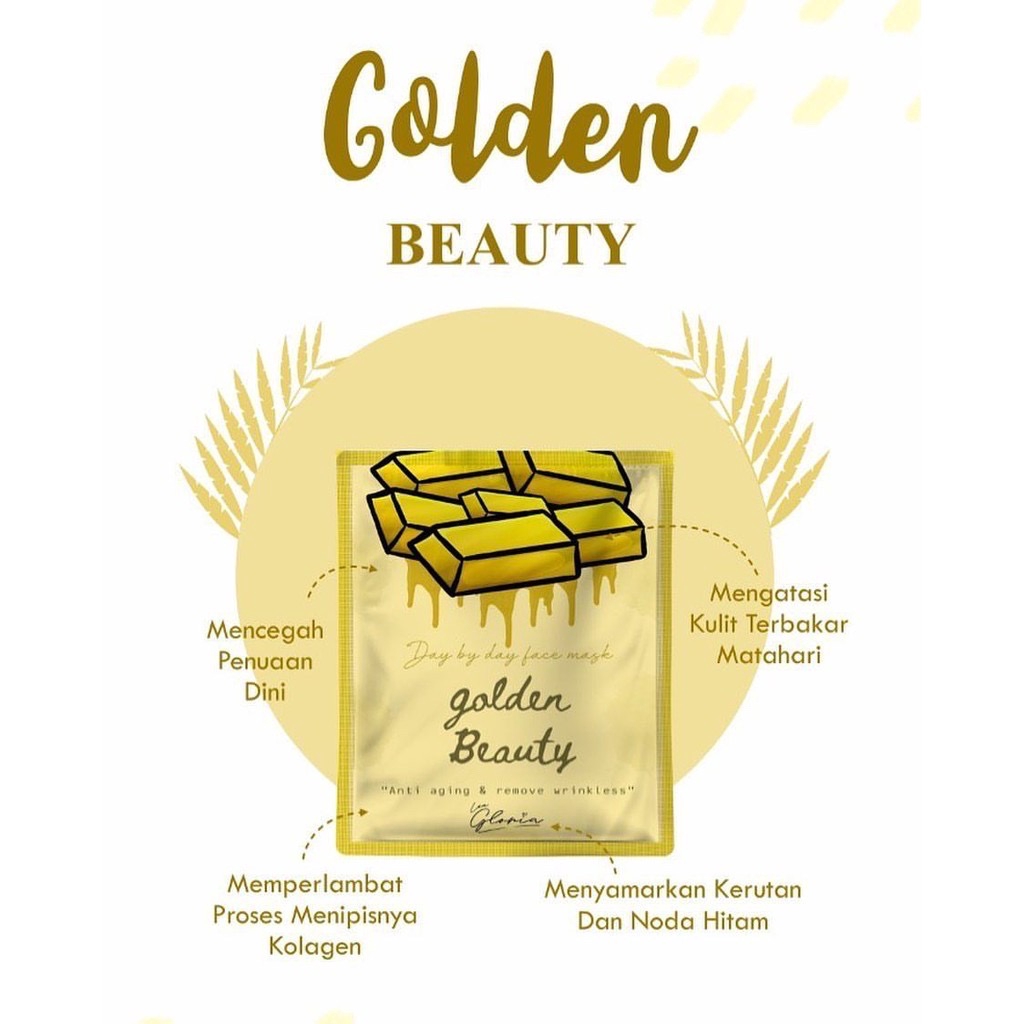 [TERMURAH SESHOPEE!] KEMASAN BARU MASKER WAJAH ORGANIK BY LEA GLORIA 20GR ORGANIC MASK 20 GR GRAM-GOLDEN BEAUTY  ⭐️
