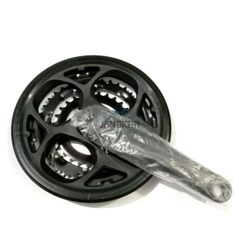 CRANK SEPEDA 3 SPEED 28 38 48 T MTB GUNUNG MINION SELI