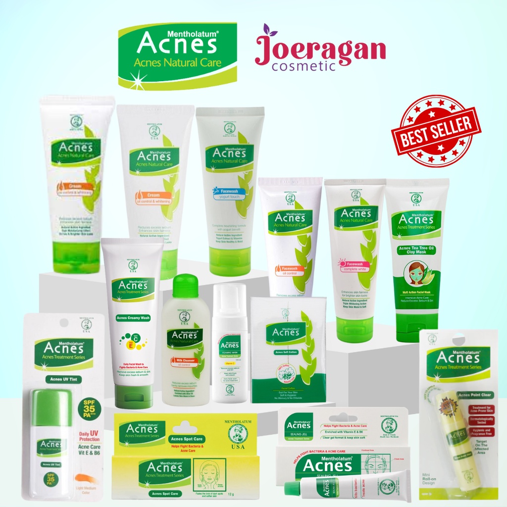 ACNES Creamy Wash Acnes Facial Wash Acnes Spot Care Acnes Cream Sabun Cuci Muka Acnes Complete White