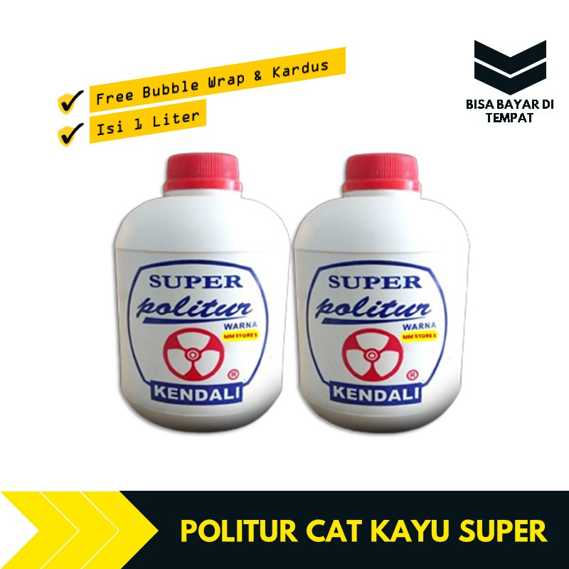 Cat Plitur Pernis Politur Kayu Jati 1Kg Super Kendali TBMS4