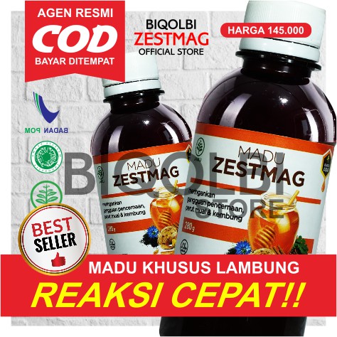 PROMO - MADU ZESTMAG ASLI Paket Gold - Paket Hemat Ongkir Herbal Obat Asam Lambung