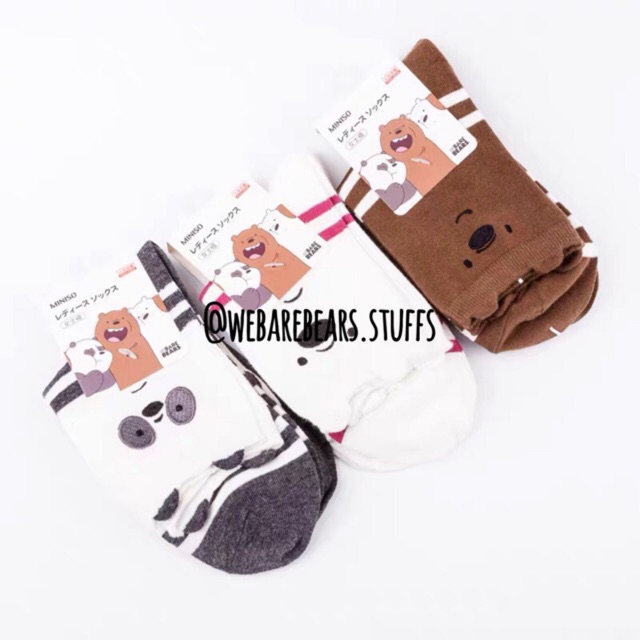 Kaos Kaki We Bare Bears