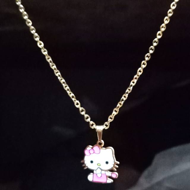 Kalung Liontin Anak2 Titanium Asli