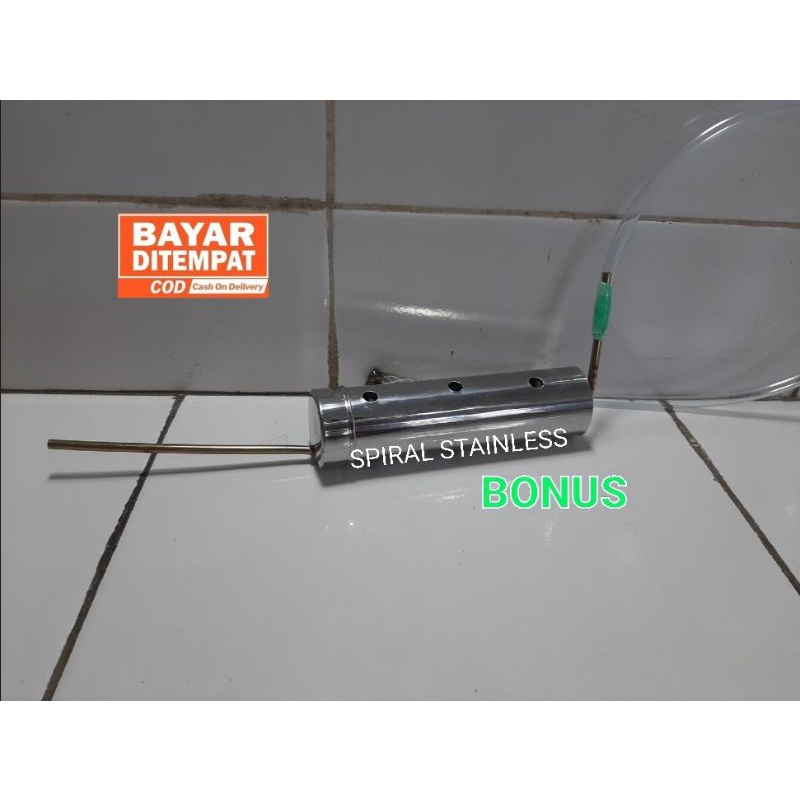 coil spiral mesin mini fogging tabung stainless  BONUS selang foging nyamuk