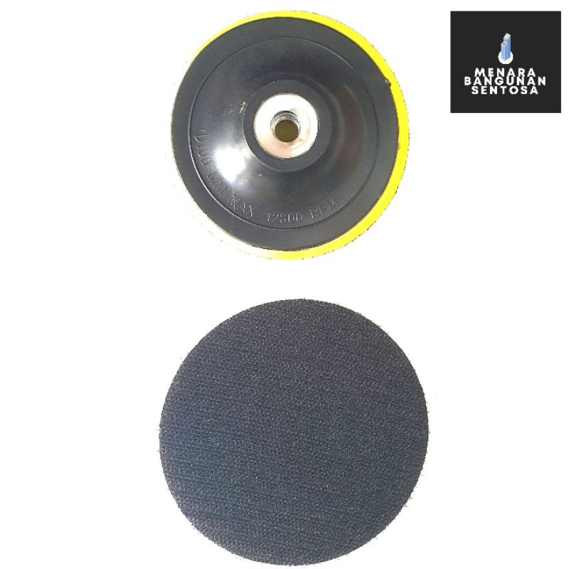 Rubber Pad 4 Inch  / Tempelan Tatakan Amplas