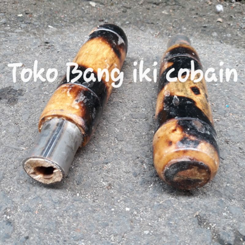 Gagang Golok Kayu Jati Panjang 17cm