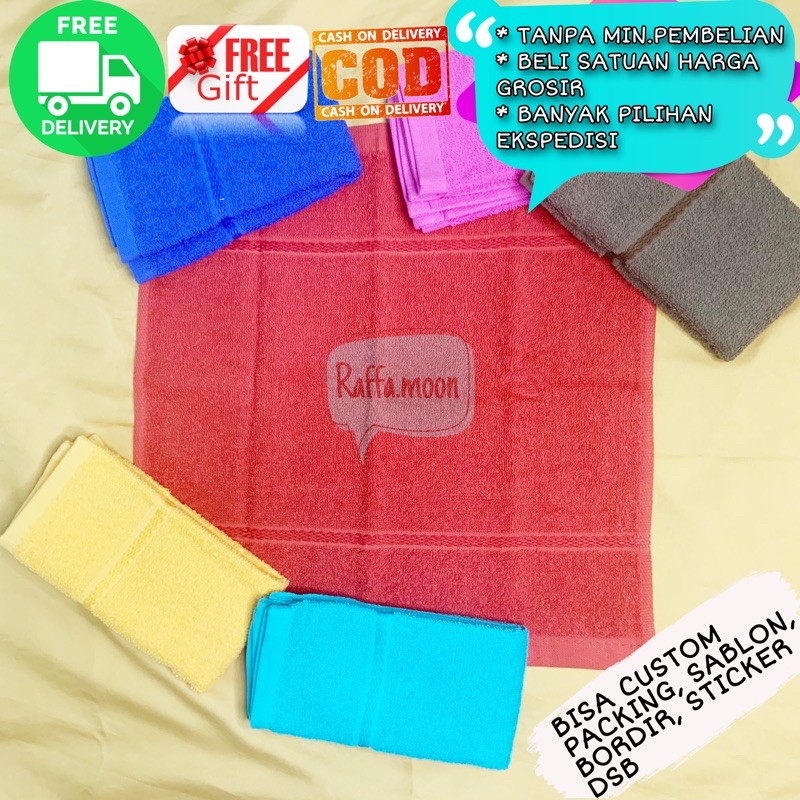 Souvenir Pernikahan Handuk Mutia Handuk Saputangan Handuk Persegi Handuk Mini Souvenir Nikah Murah