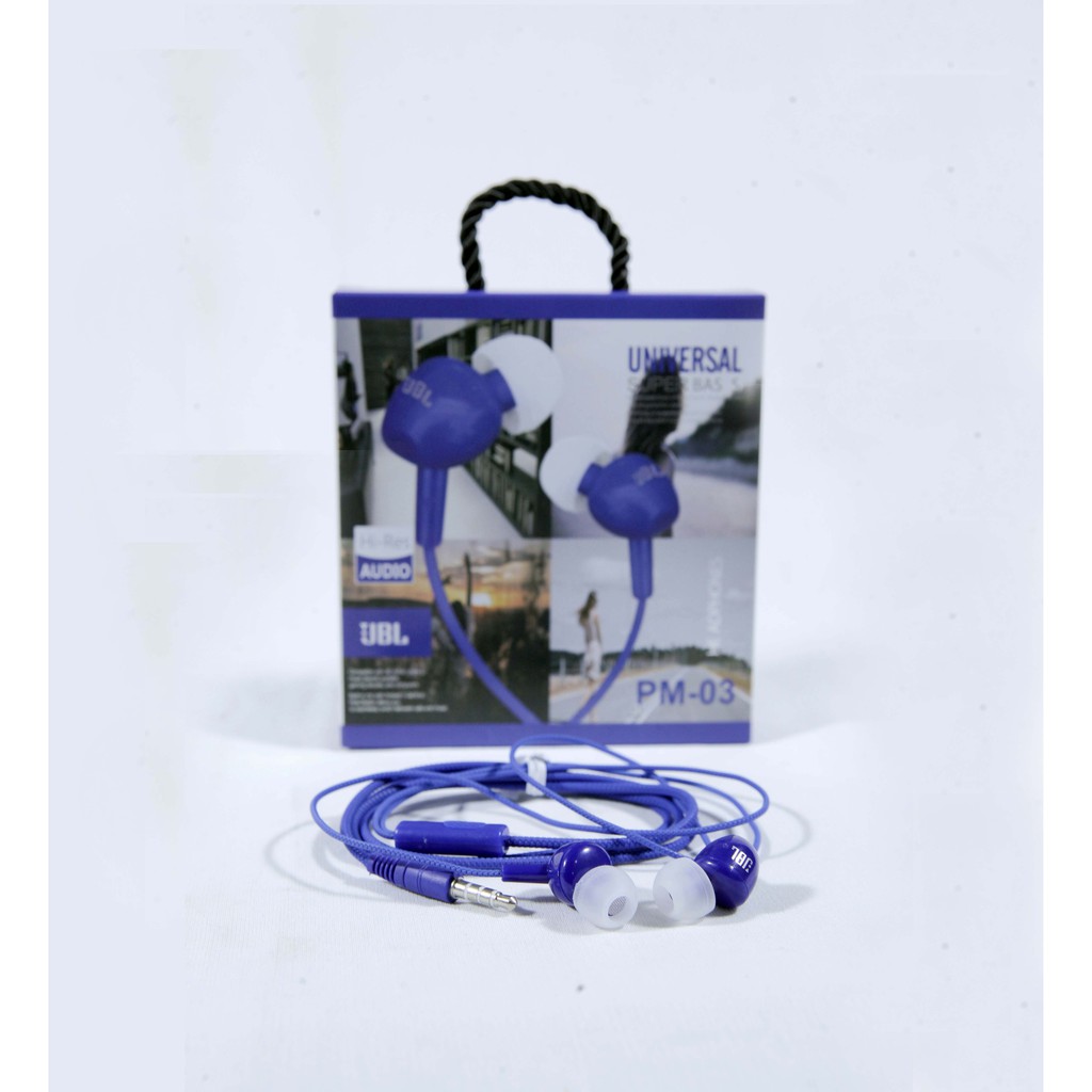 Headset Handsfree Jbl PM 03 stereo Earphone