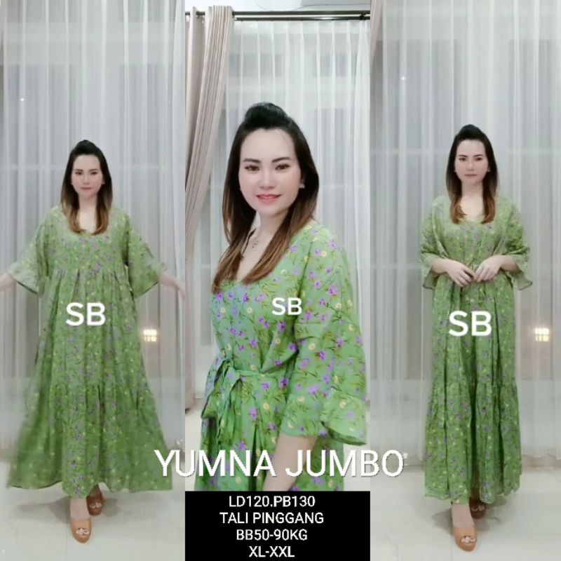 DRESS BALI YUMNA BAJU BIG SIZE_BAJU JUMBO_DRESS JUMBO XXL