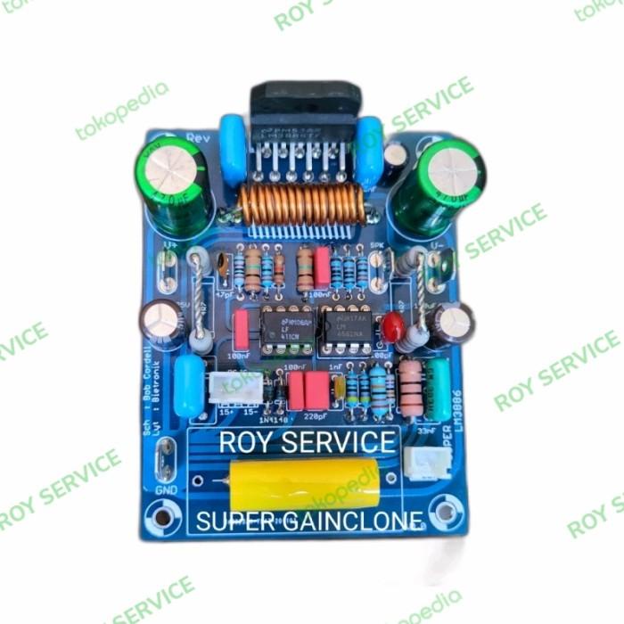 power amplifier LM3886 super gainclone baca deskripsi