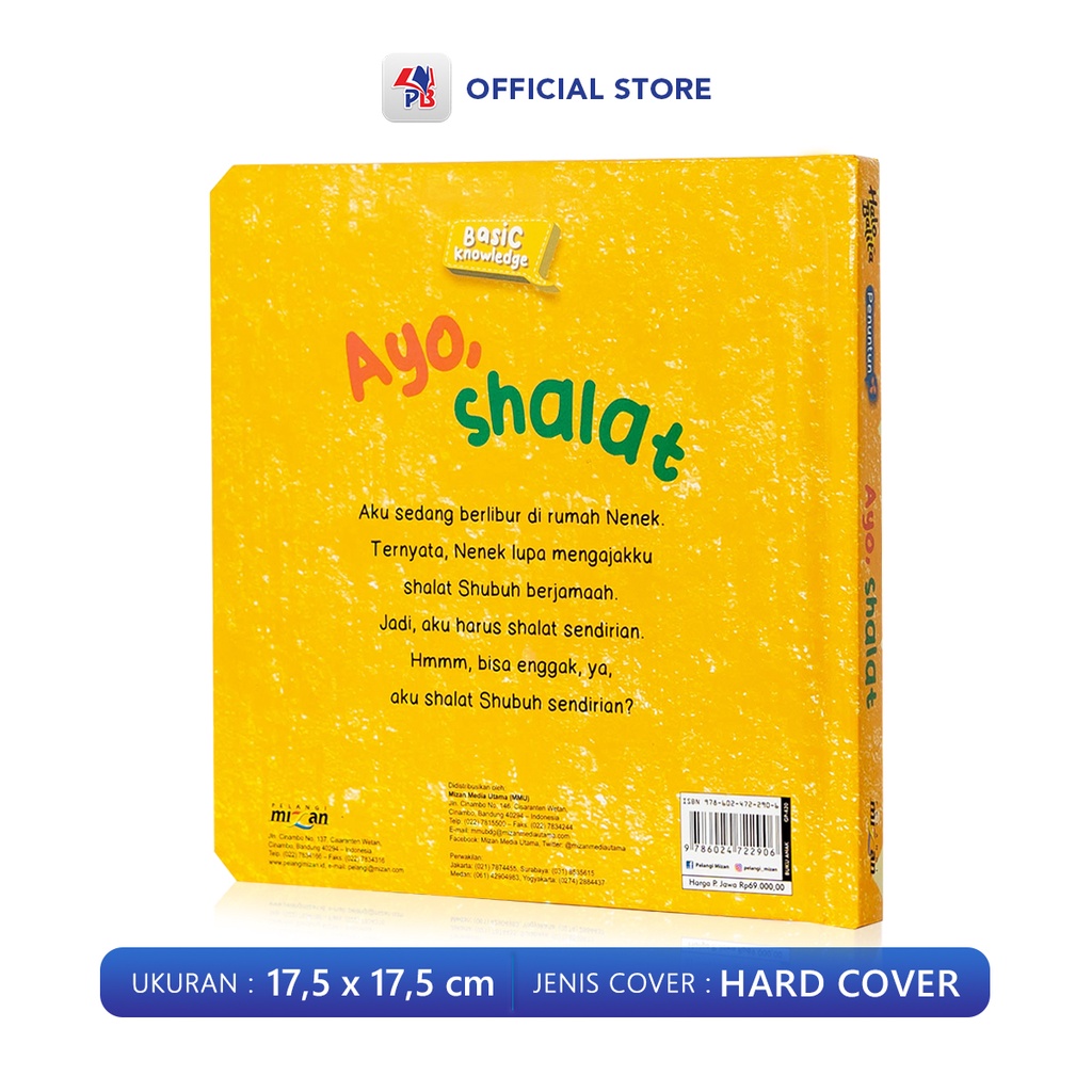 Buku Anak Islami / Buku Anak 1 2 Dan 3 Tahun : Ayo Sholat Seri Penuntun Halo Balita Mizan-2