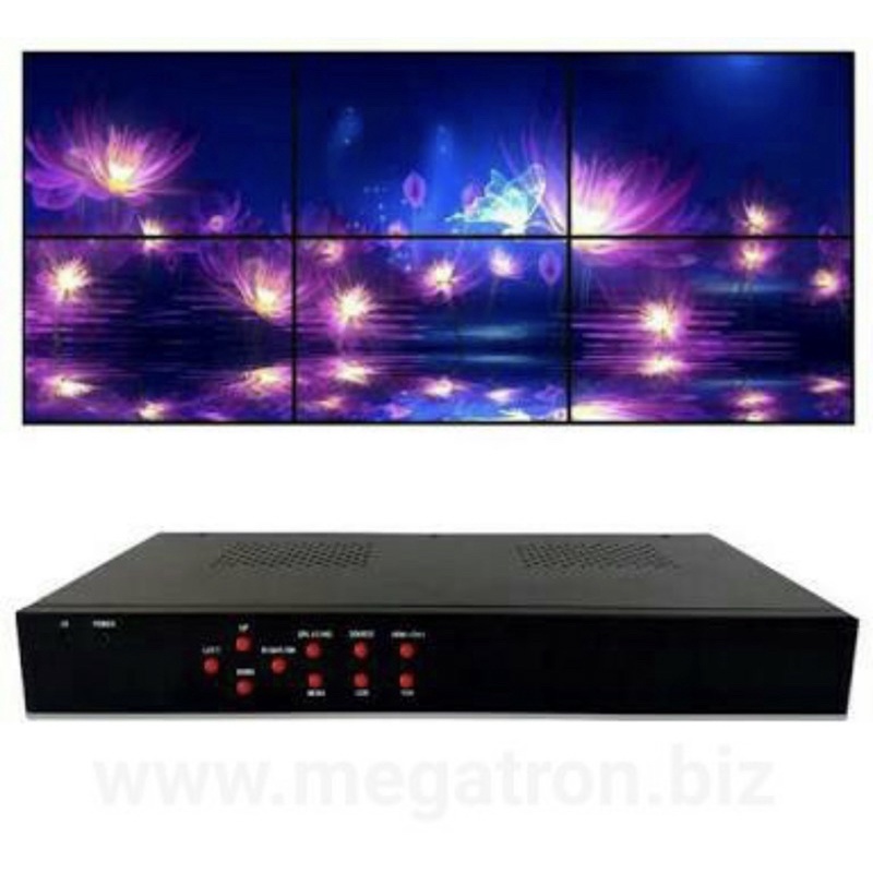 video wall controller 2 x 3 6channel 6CH FULL HD 1080P HDMI