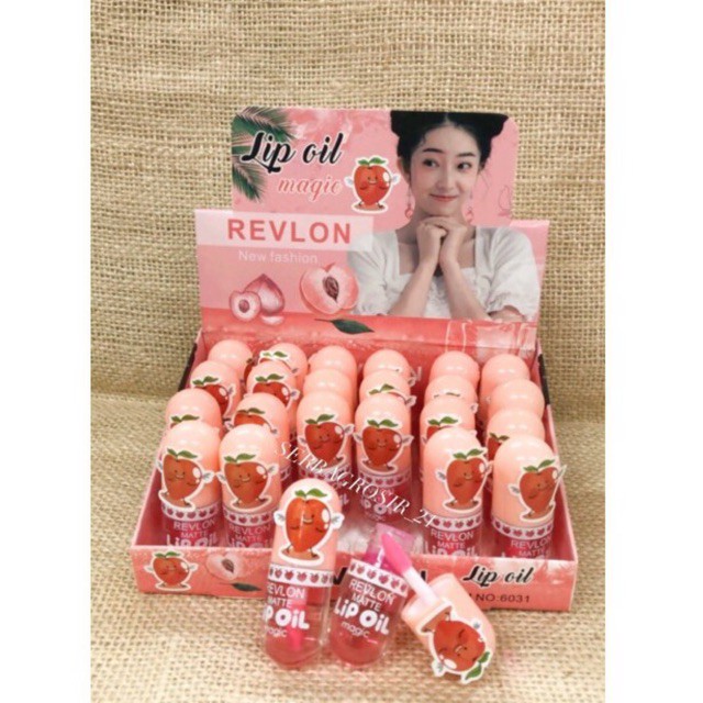 [12PCS] LIP OIL REVLON PEACH 6031