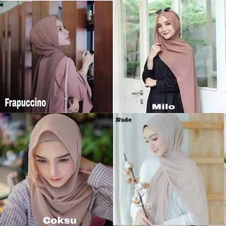 Kerudung Pashmina Diamond Warna Coksu Hijabfest