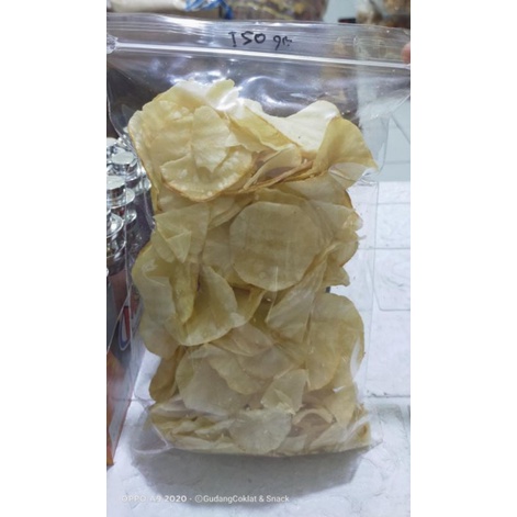 

SNACK KERIPIK SINGKONG ASIN GURIH 150gr
