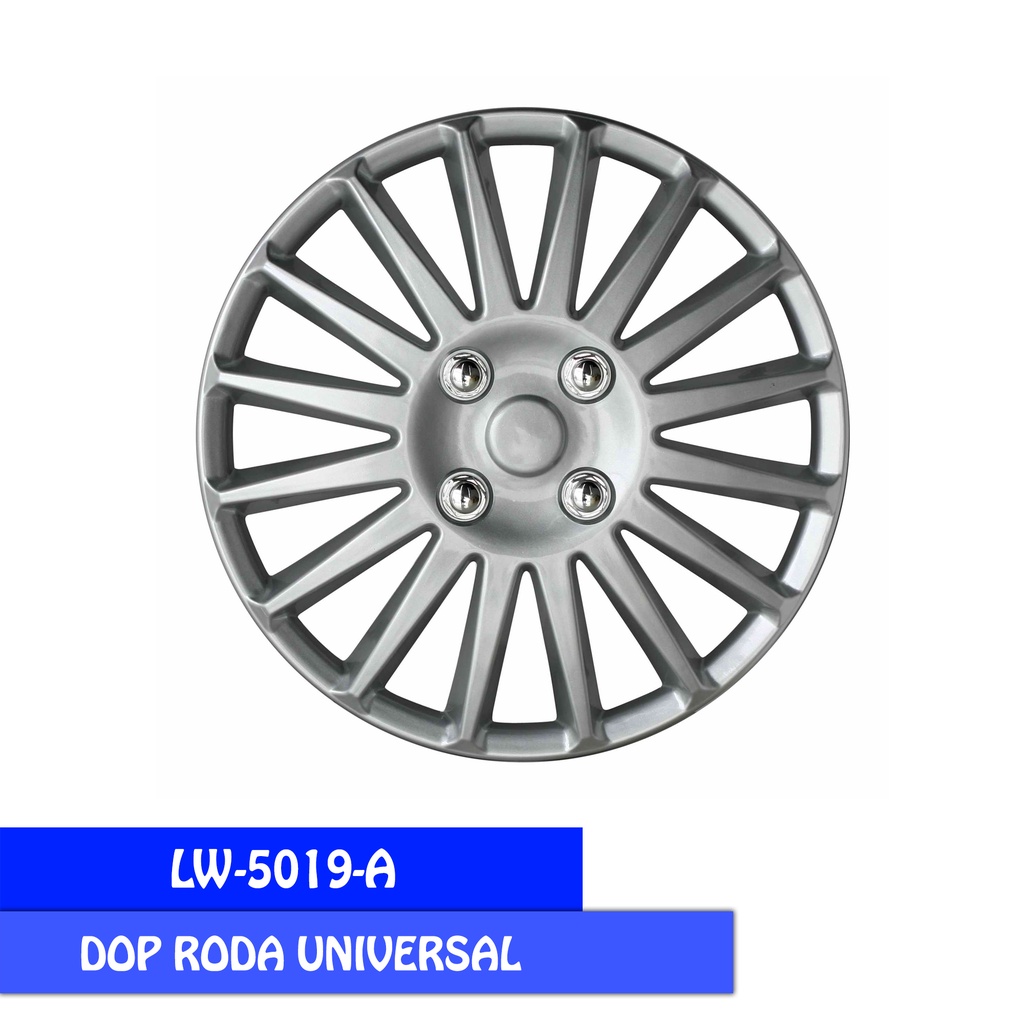 Cover Velg Sport Wheel Dop Roda LOWIN Design 5019 SILVER
