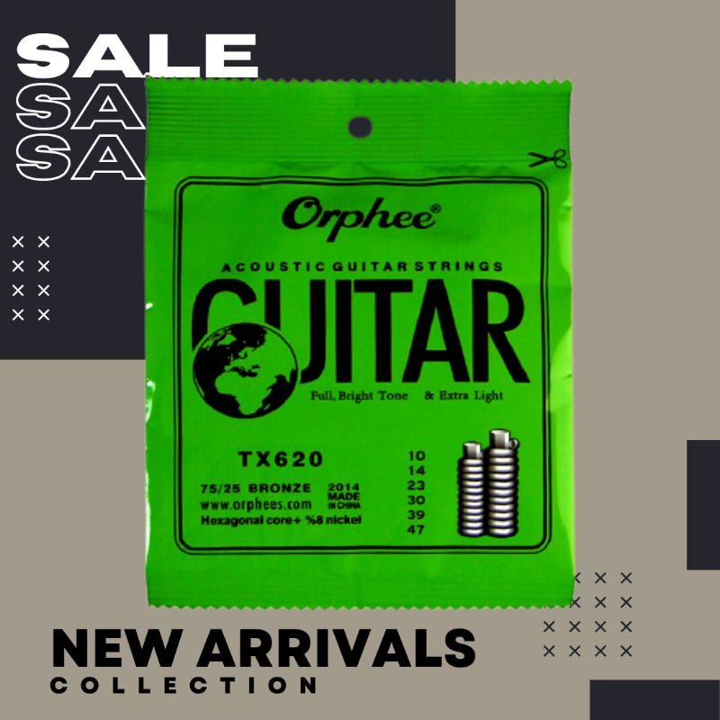 Senar Gitar Akustik ORIGINAL Orphee 0.10