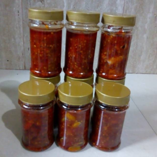 

Sambel cumi dan sambel ete cumi botolan