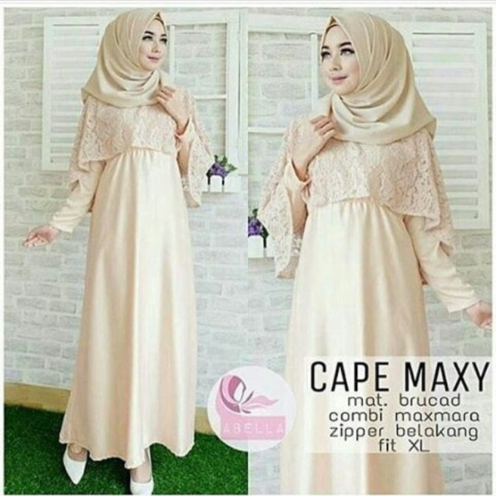 Baju Gamis Kondangan Simple - Hijab Muslimah