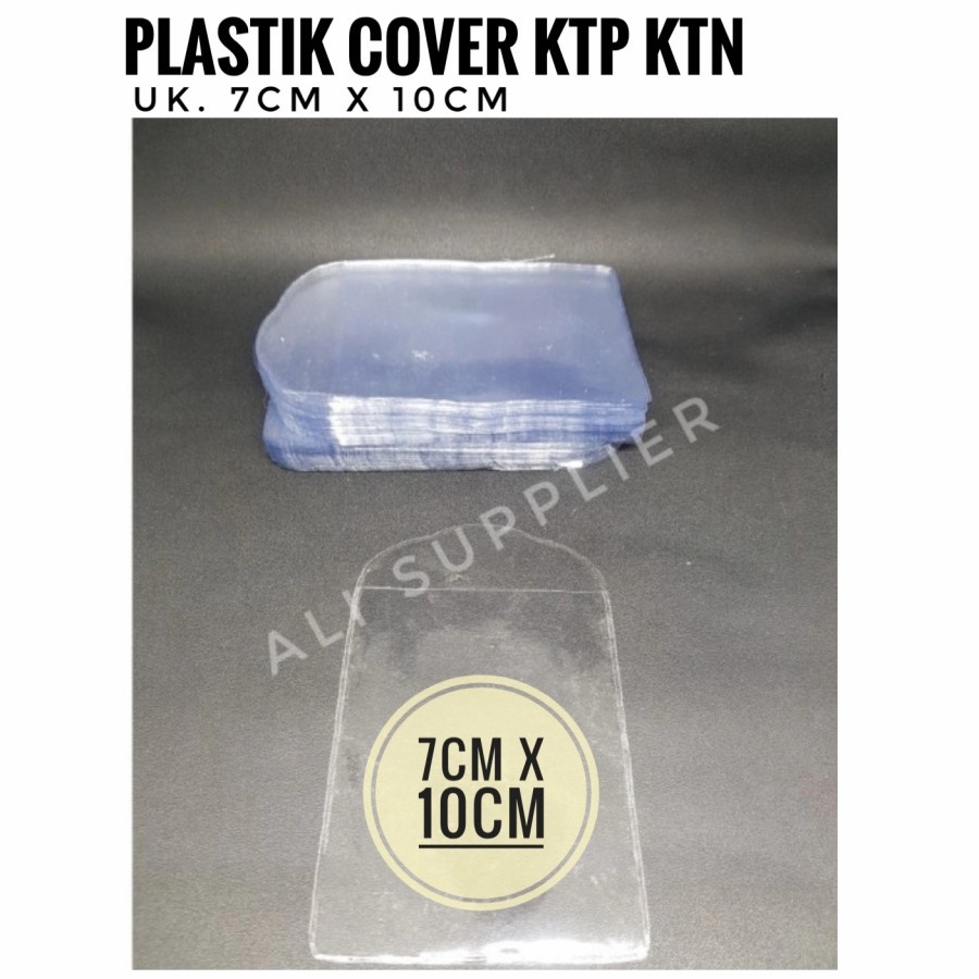 PLASTIK MIKA SAMPUL ID CARD ATM / KTP / NAME TAG 7CM X 10CM