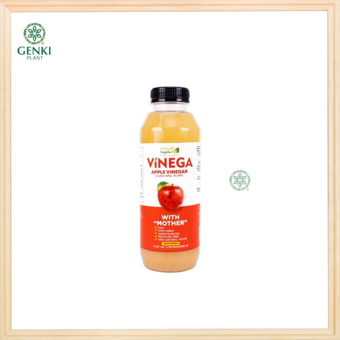 

(BISA COD) Vinega Apple Cider Vinegar (With the Mother) - 500 ml