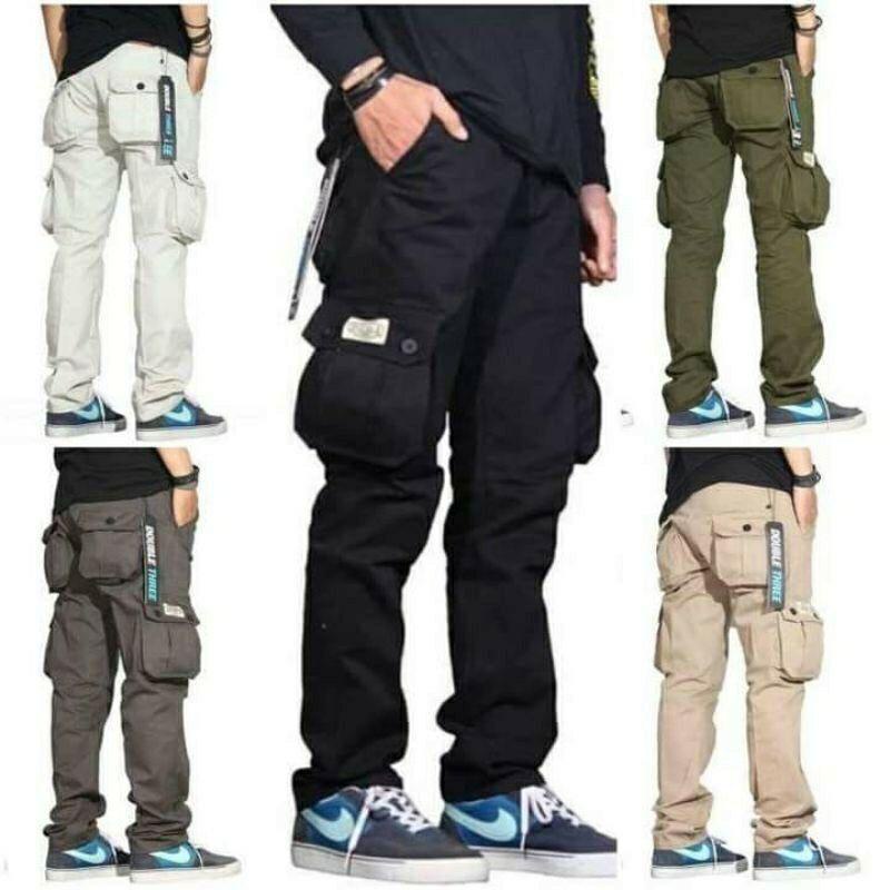 KEYSTORE-Celena cargo panjang pria ukuran big size jumbo.38.40.42.44/celana panjang cargo slimfit/ce