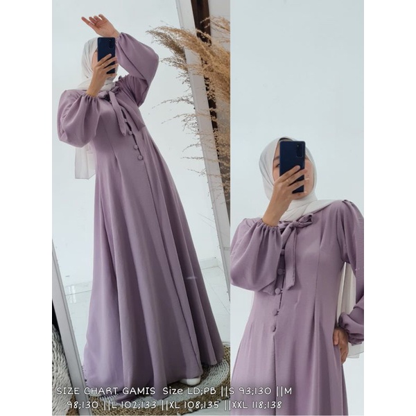 Zalina dress | Gamis Seragam| Gamis Crinkle | Gamis kekinian | Gamis 2023| Gamis Busui | Gamis Kancing|