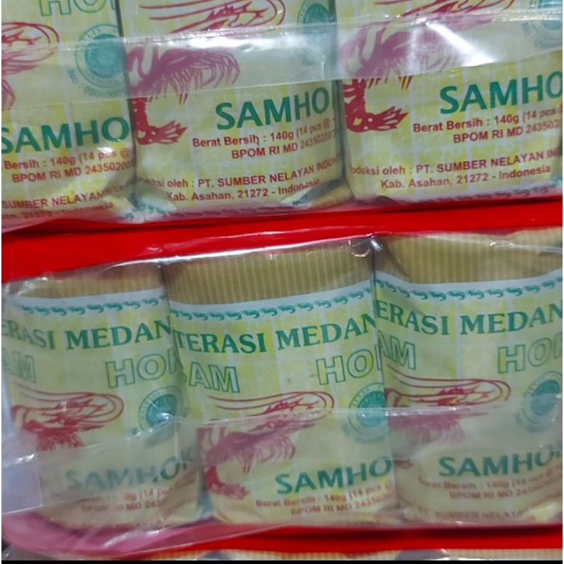 

❤️GROSIR❤️ Terasi SAMHOK asli Medan 1 ball (20 bks X 140gr) free Mangkok
