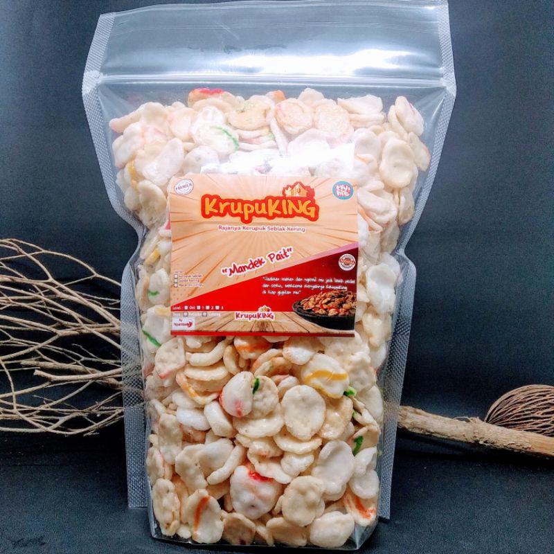 KRUPUKING KERUPUK SEBLAK KERING BESAR 500G