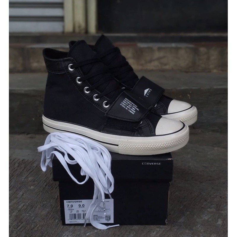 Converse 70's High Neighborhood Motorcycle Black Egret