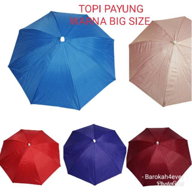 Topi Payung Warna Ukuran Big Size