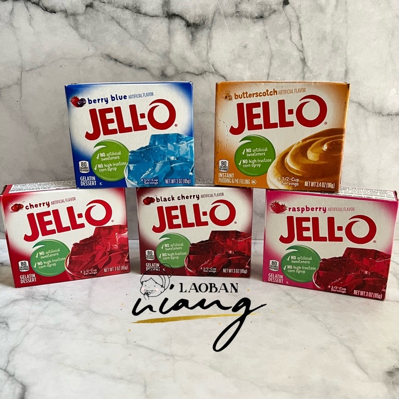 Jual jello dessert pudding jelly jello pie filling berry blue cherry