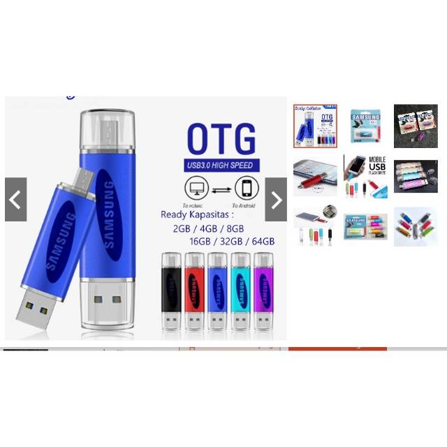 Flashdisk OTG Samsung 64GB USB OTG Micro Flashdisk OTG Samsung Harga Murah Bergaransi