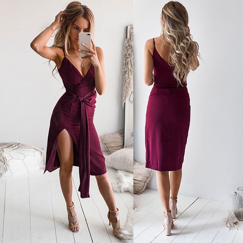 backless dress with straps