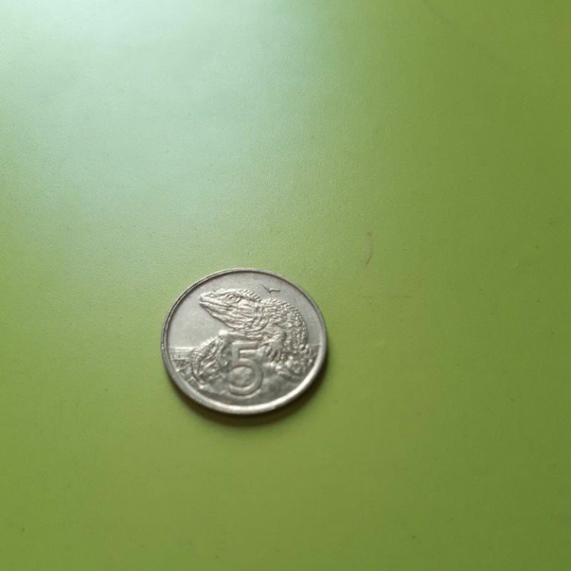 uang koin kuno koleksi langka 5 new zealand
