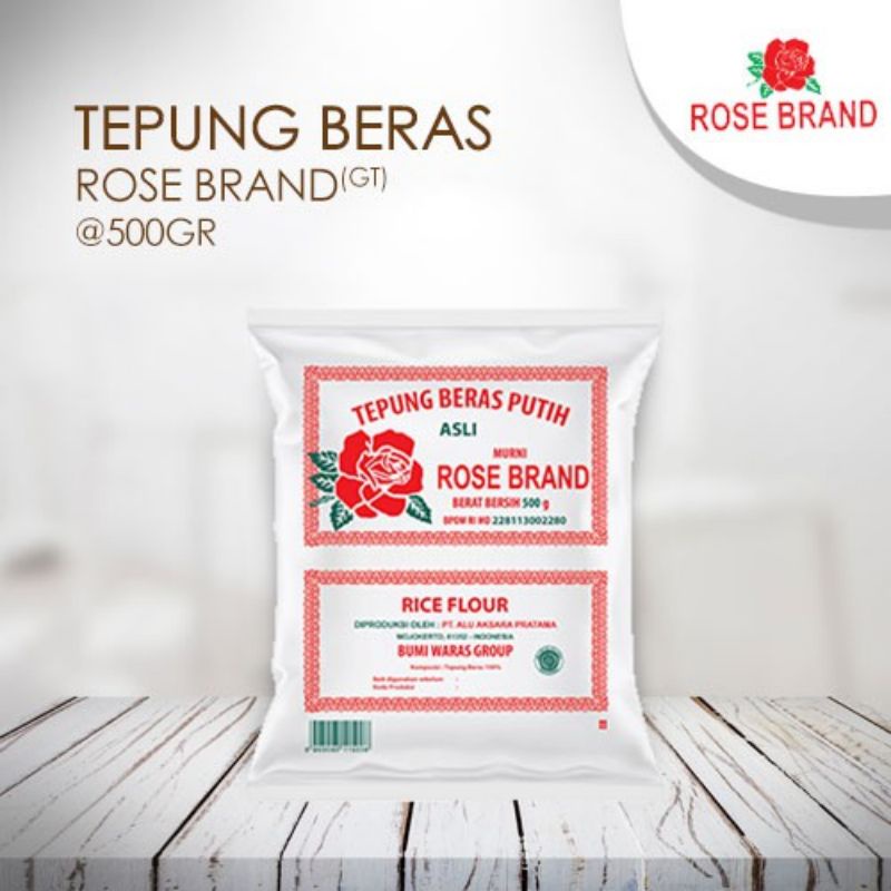 

Tepung Beras Rose Brand (Kemasan Ekonomis) - 500 Gram