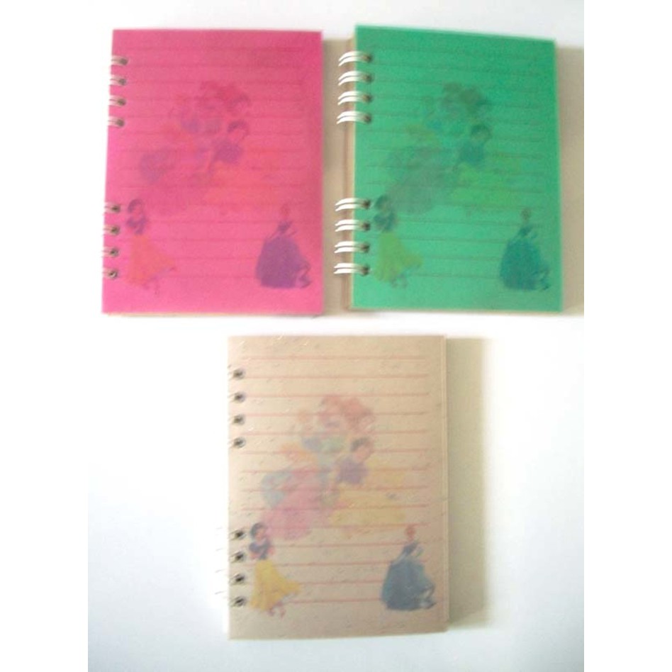 

Memo ring notebook buku catatan mika princess full colors