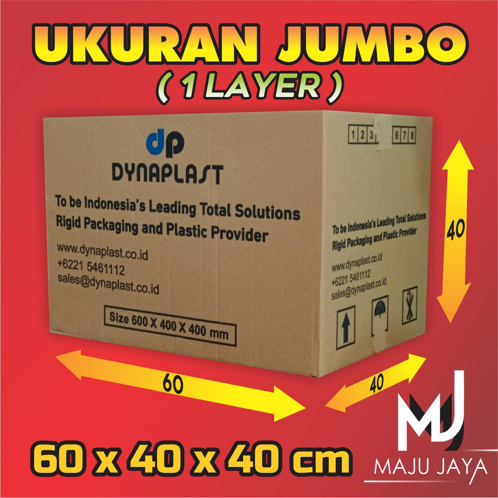 Kardus Bekas Besar Pindahan Kardus Packing Jumbo Besar Kardus Besar Dus Bekas Ukuran 60 x 40 x 40-60x37x44.5