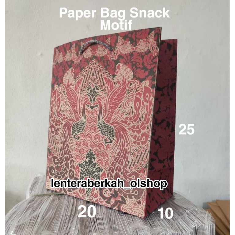 

Paper bag snack Batik (20.10.25) Obral Habisin Stok