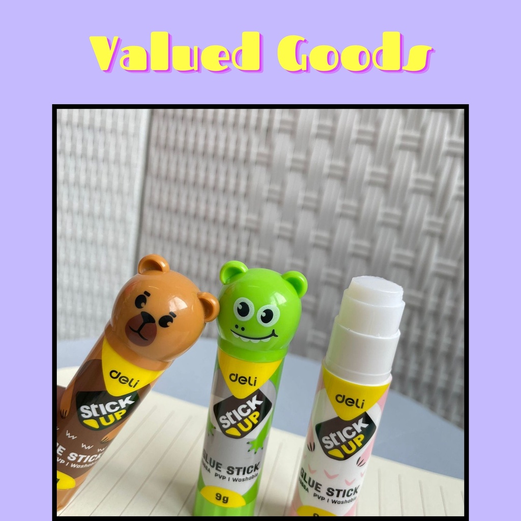 

LEM DELI GLUE STICK HEWAN BERUANG PEREKAT PUTAR LENGKET 9GR