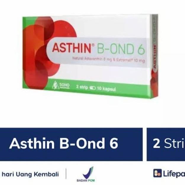 asthin bond 6 / asthin b-ond 6 Box / STRIP ---Terbaru---
