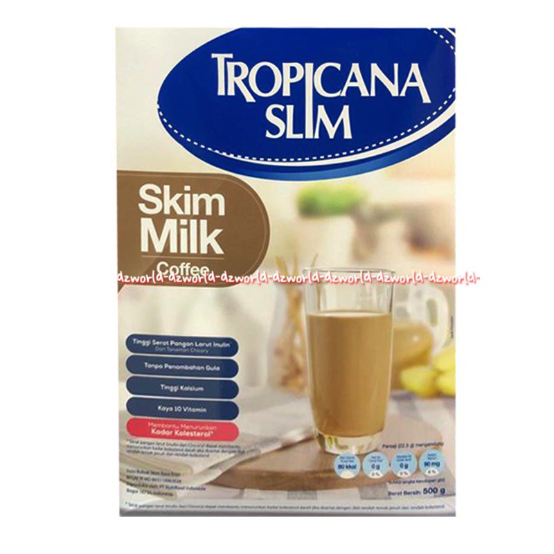 Tropicana slim low fat milk 500gr coffee Susu TropicanaSlim Rasa Kopi Cofee