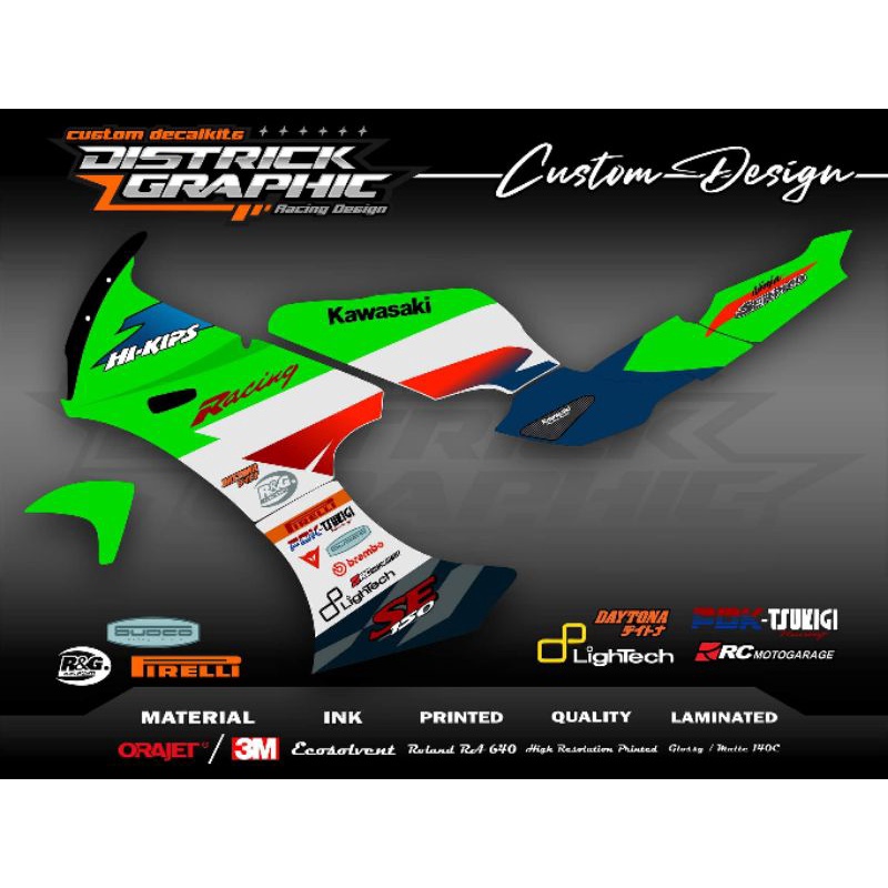 striping decalkits ninja ssr custom serpico