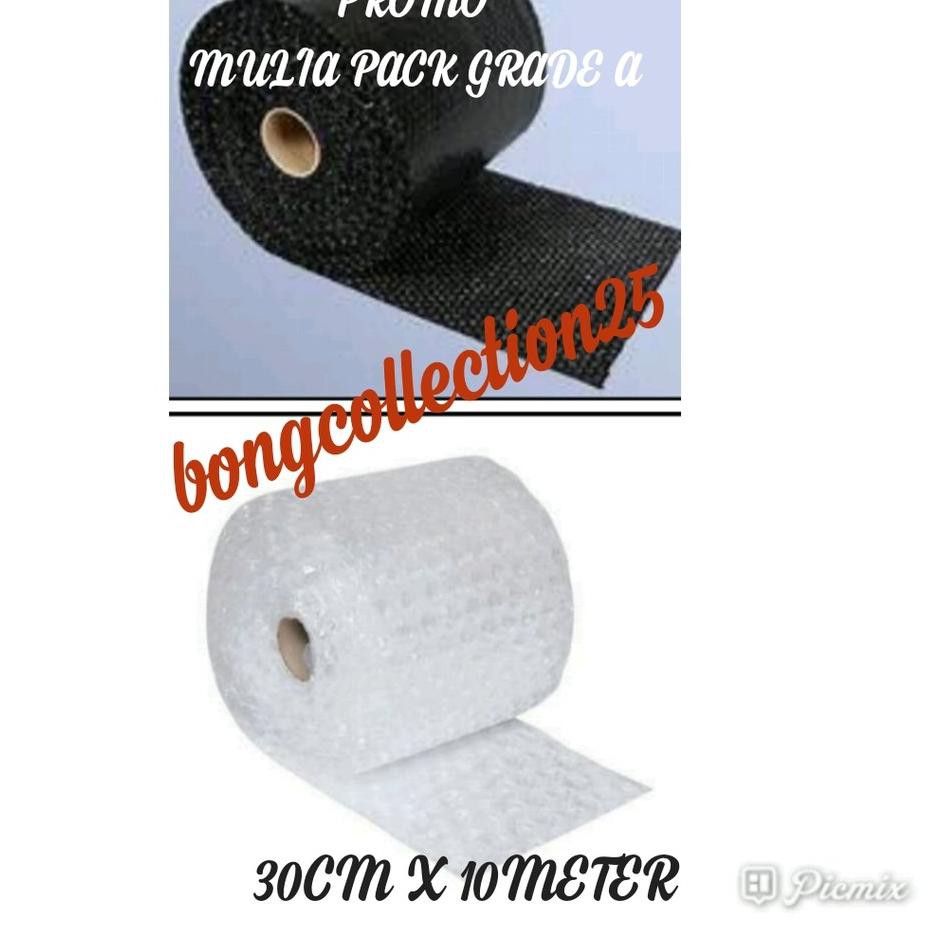 

TEERLARIS PROMO BUBBLE WRAP HITAM PUTIH 10M x 30CM