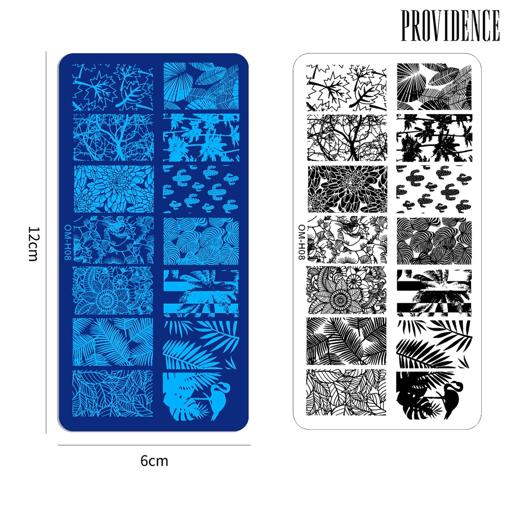 Providence Plat Stempel Kuku Efektif Presisi Untuk Nail Art / Salon