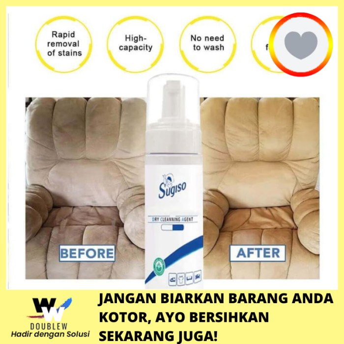Segera Beli Sugiso - Busa Pembersih Serbaguna - Waterless Dry Cleaning Foam Diskon