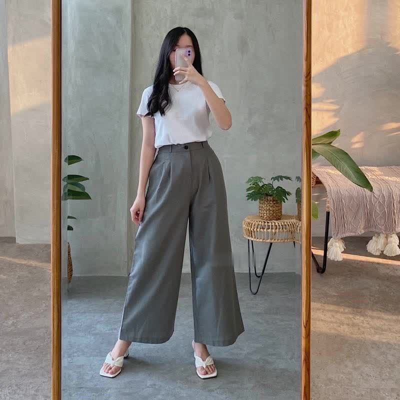 grosir_solo || CELANA KULOT DRILL LINEN RAMI | SEOUL YUKA KULOT LINEN HIGHWAIST | MEISHA KULOT AMERICAN DRILL | MIRABELLA AURELIA KULOT WIDE PANTS